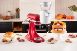 KitchenAid sikt med våg till köksmaskin, White