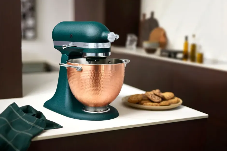 KitchenAid skål dubbla handtag 4,7 L, Hammered copper