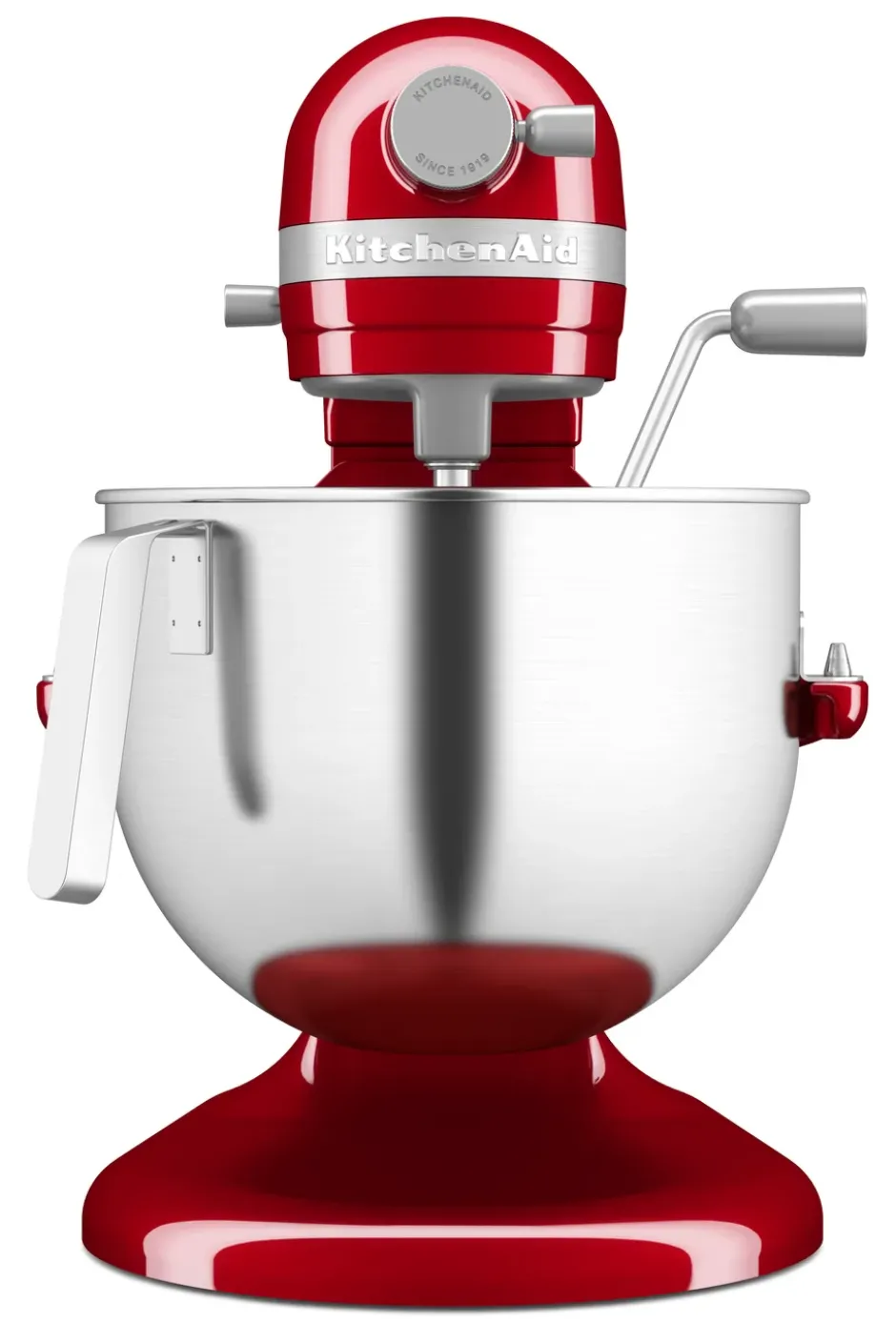 KitchenAid skål rostfritt stål med J-handtag 6,6 L, Brushed stainless steel