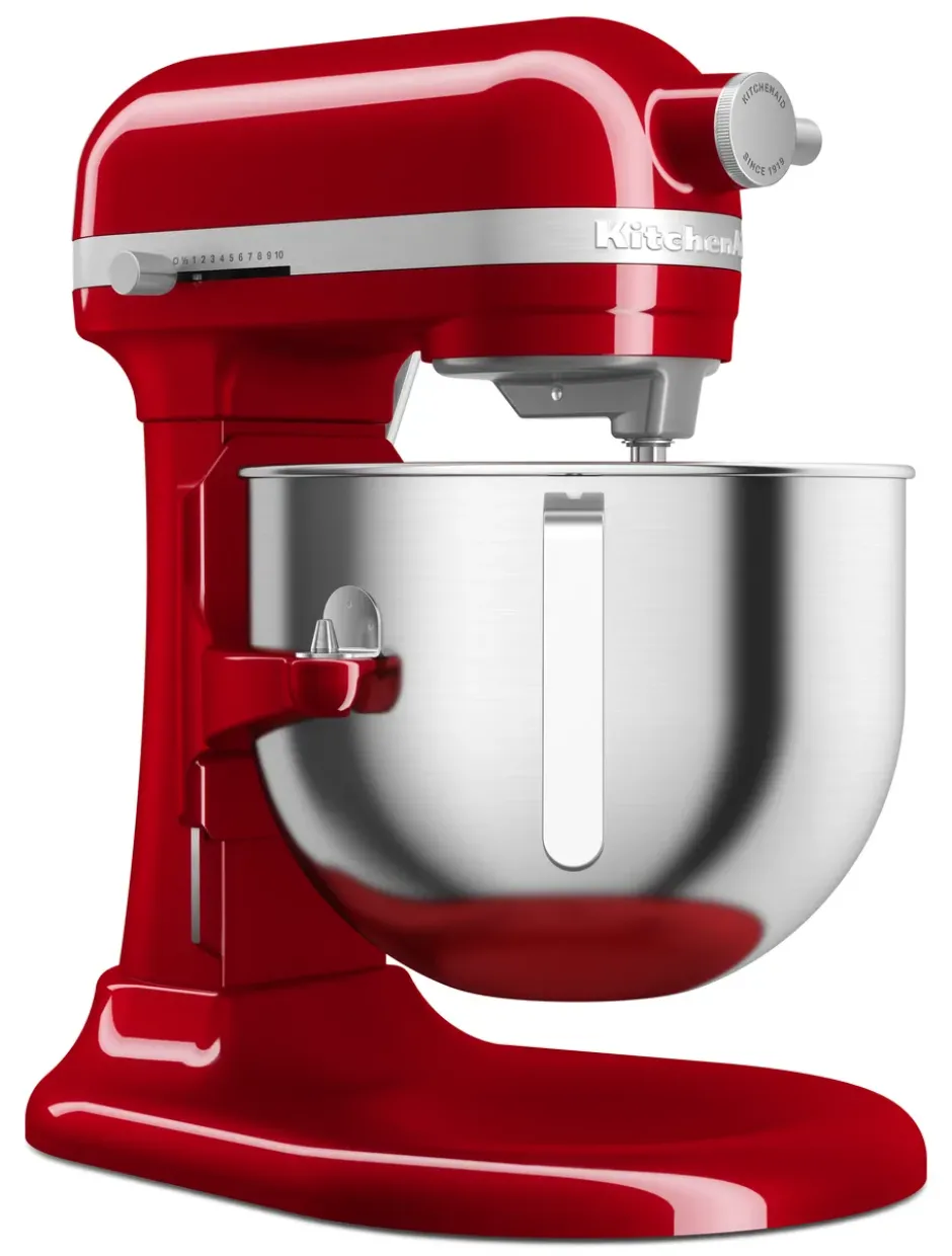 KitchenAid skål rostfritt stål med J-handtag 6,6 L, Brushed stainless steel