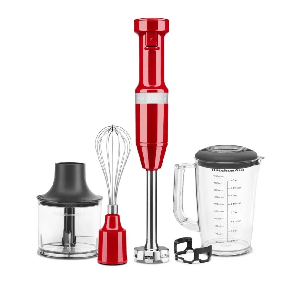 KitchenAid stavmixer set, Empire red
