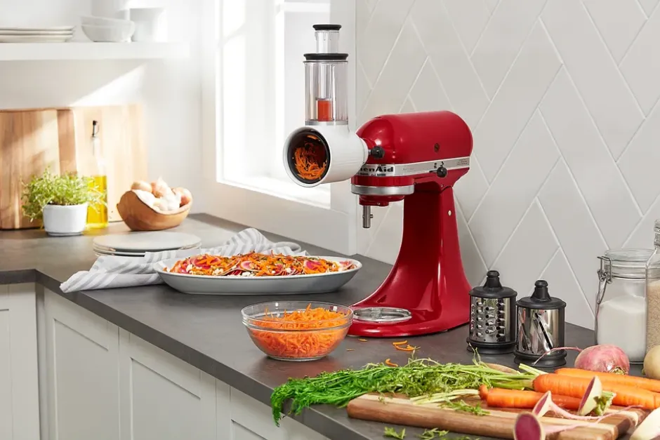 KitchenAid tillbehörsset till grönsaksskivare, Stainless steel