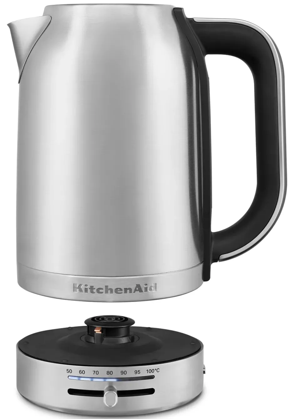 KitchenAid vattenkokare med temperaturkontroll 1,7 L, Stainless steel