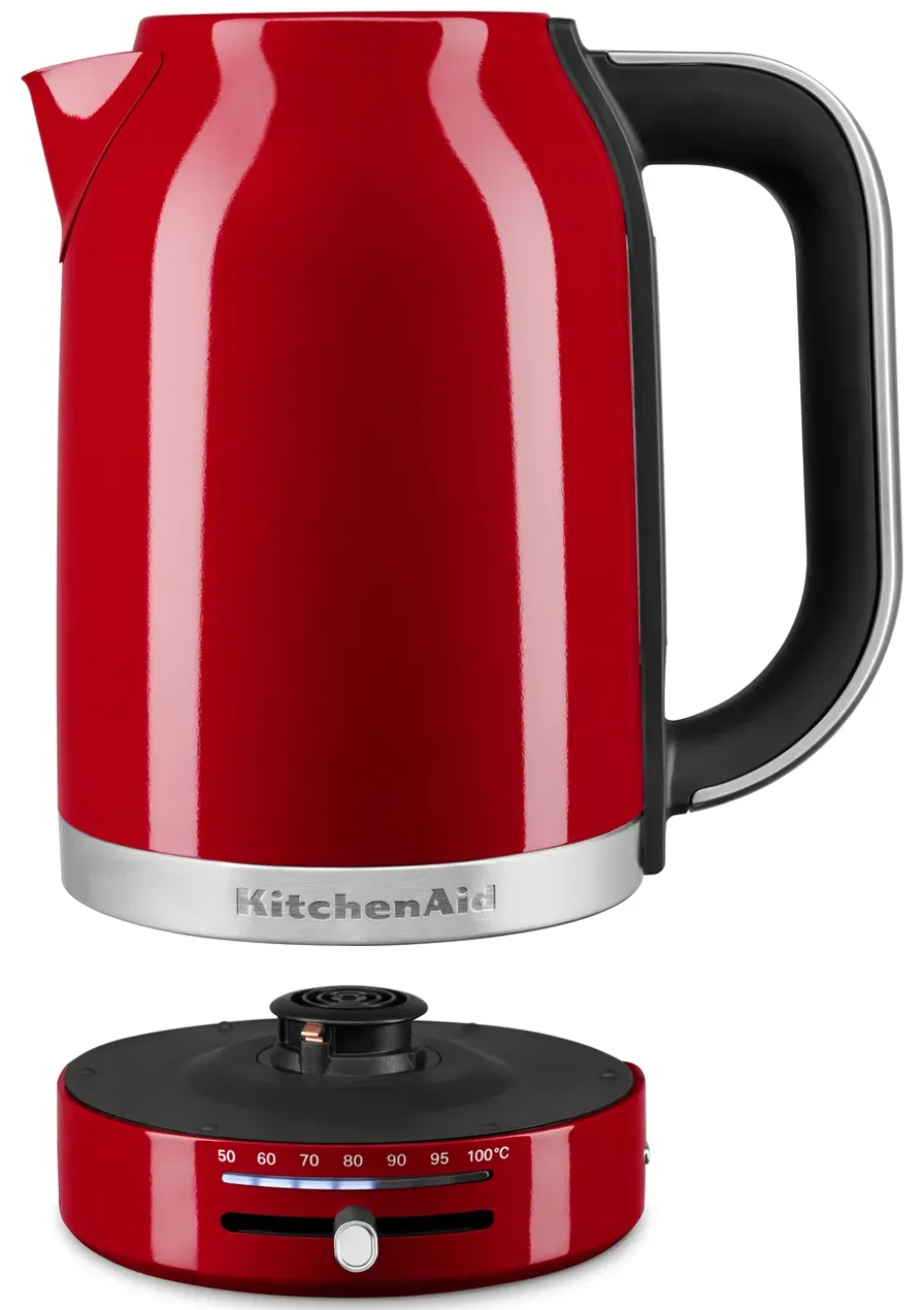 KitchenAid vattenkokare med temperaturkontroll 1,7 L, Empire red