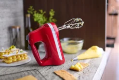 KitchenAid vispar med silikonkant, Stainless steel