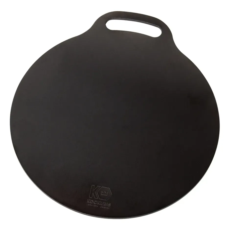 Kockums bak-pizzastål Ø35 cm, Kolstål