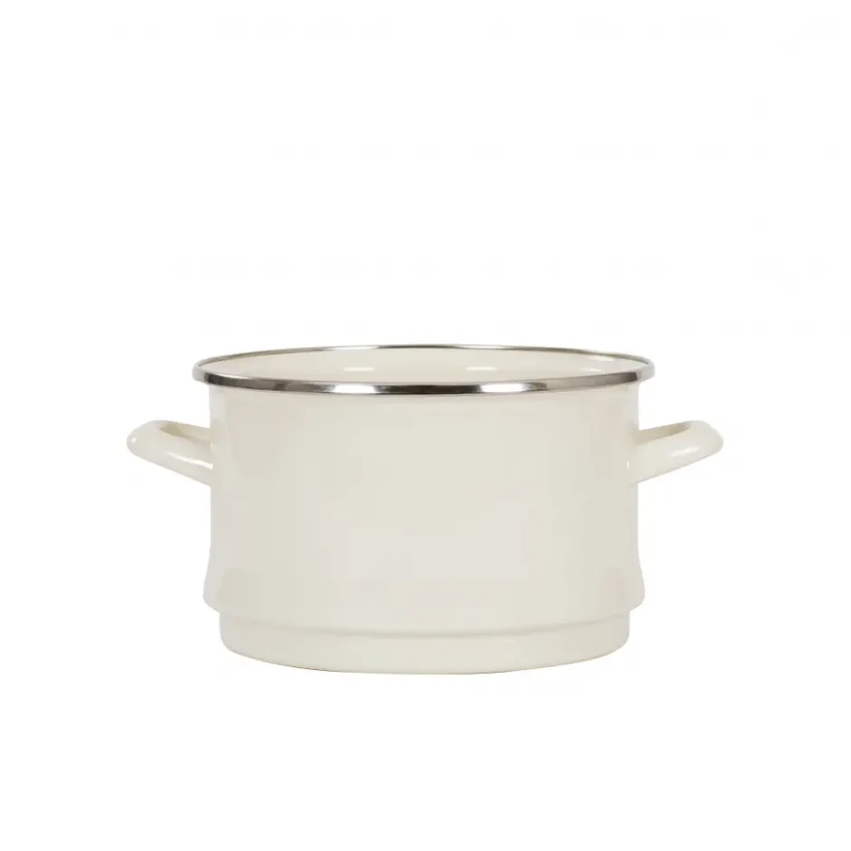 Kockums durkslag med ånginsats, Cream Lux (beige)