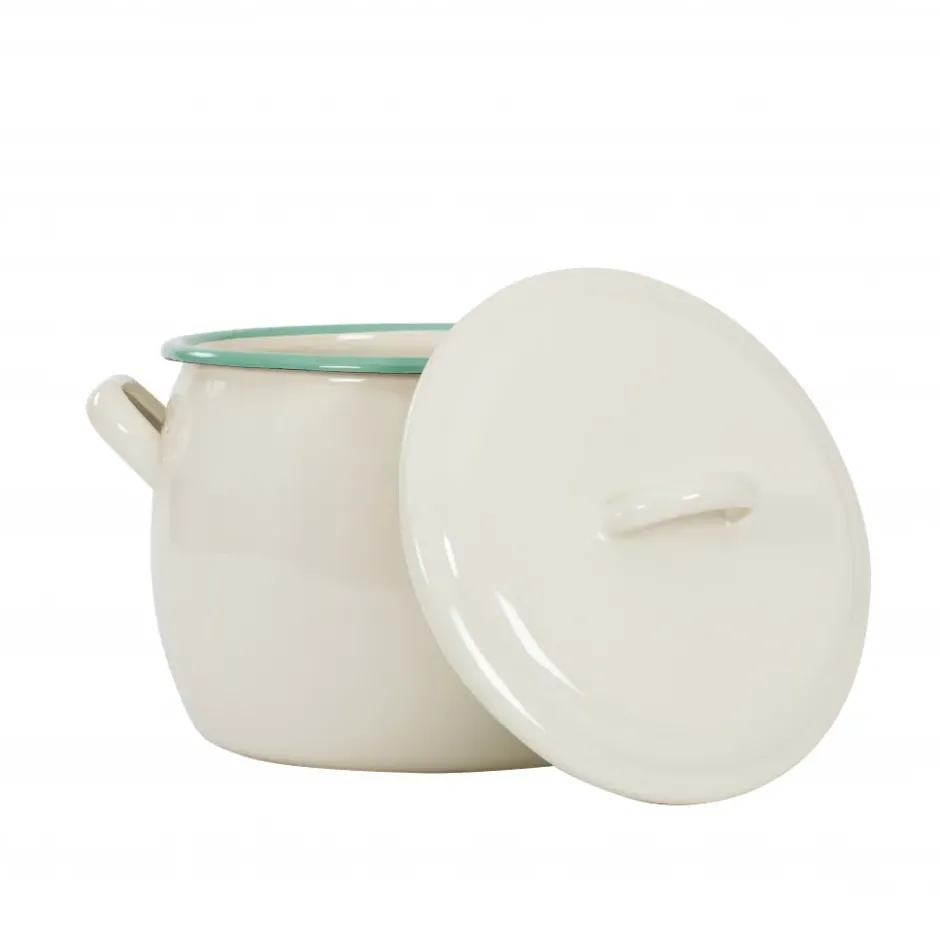 Kockums gryta med lock 4 l, Cream Lux (beige)