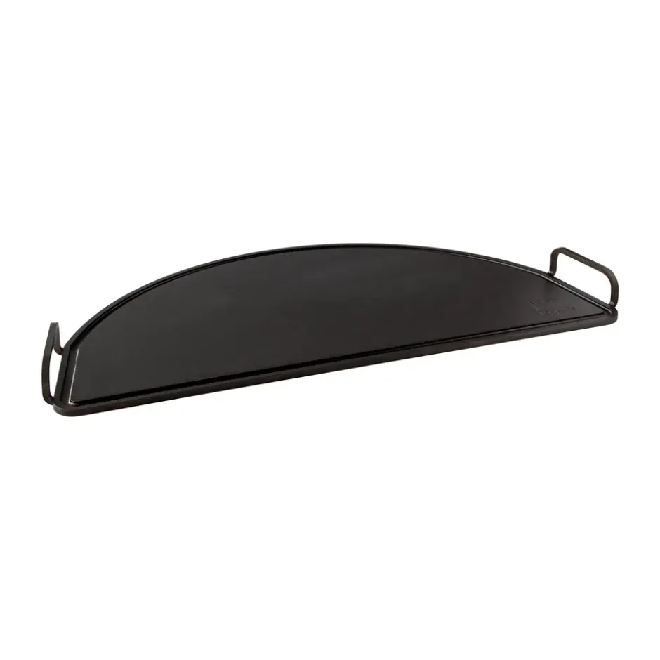 Kockums stekbord, Svart, halvrund, 55 cm