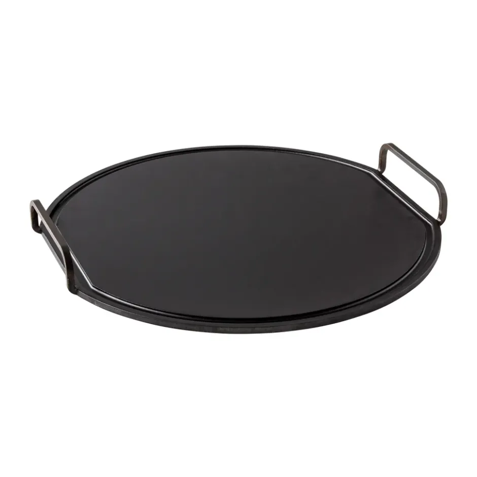 Kockums stekbord, Svart, rund, Ø35 cm