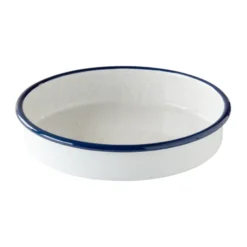 Kockums ugnsform, Kockums white-blå, rund, Ø24 cm