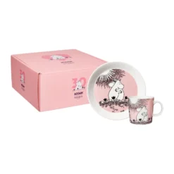 Kärlek 30 årsdag Muminmugg & tallrik Limited Edition, 2 delar