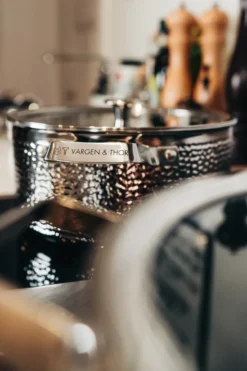 Kroma hamrad kromad gryta med lock, Pixel, 4 L