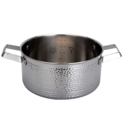 Kroma hamrad kromad gryta med lock, Pixel, 4 L