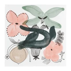 Kukkamaa pappersservett 33x33 cm 20-pack, Grön