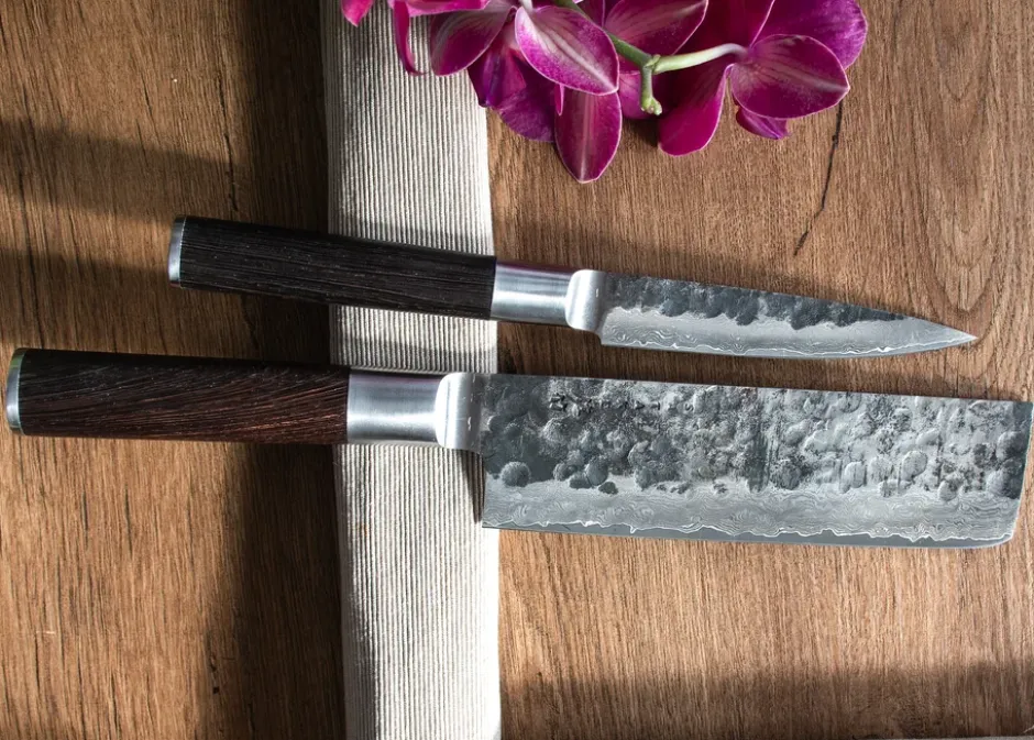 Kuro Nakiri 18 cm med Petty 11 cm, 2 delar