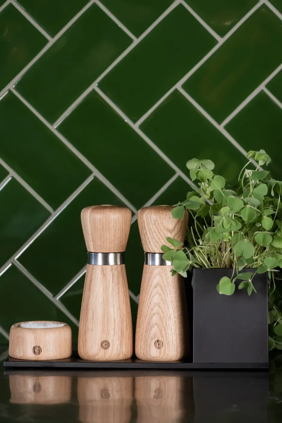 Kyoto kryddkvarn, Natural, FSC oak, 17 cm