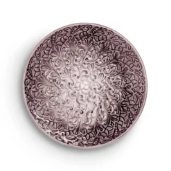 Lace tallrik 20 cm, Plommon