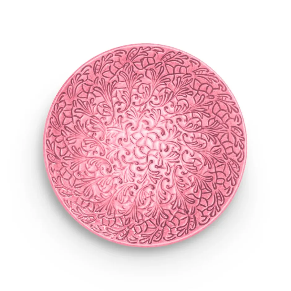 Lace tallrik 20 cm, Rosa