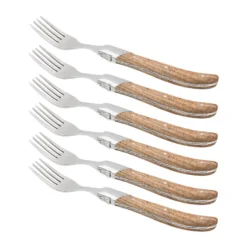Laguiole By Hâws grillgaffel 6-pack, Oak