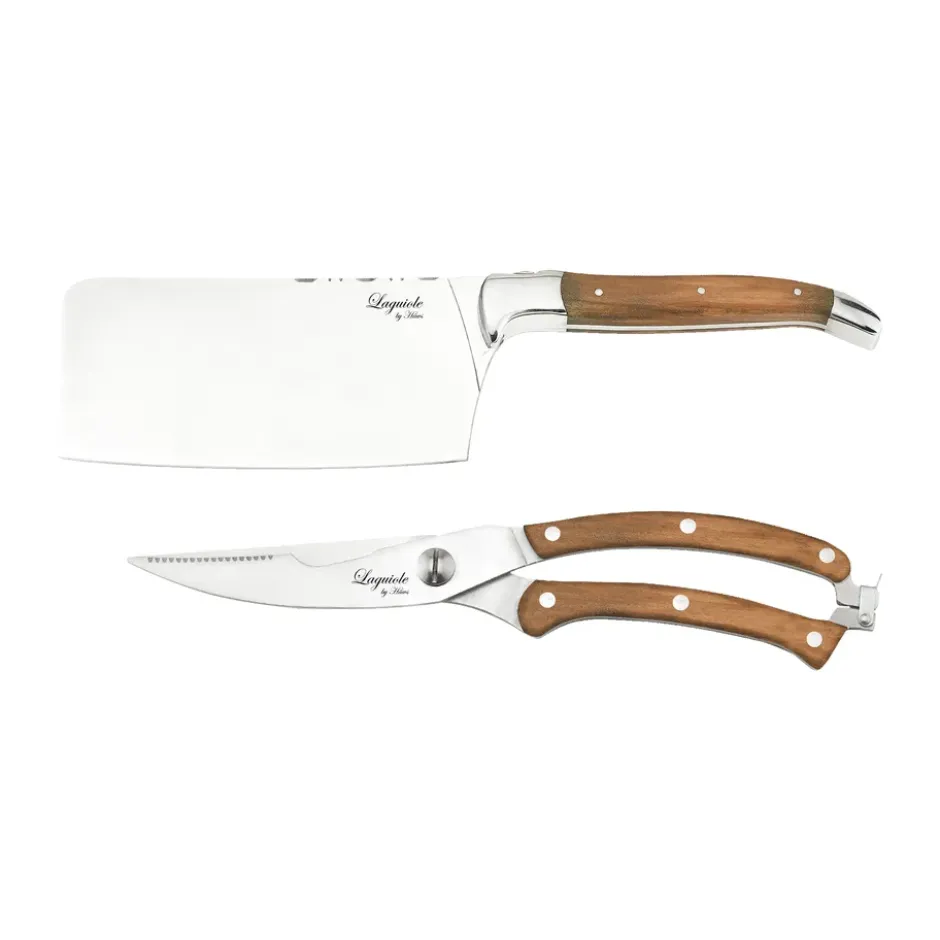 Laguiole By Hâws knivset 2-delar, Olive