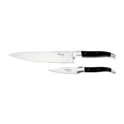 Laguiole By Hâws skal- & kockknivset 2-delar, Black Wood