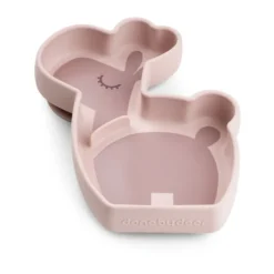Lalee Stick&Stay barntallrik 13,5x18 cm, Powder