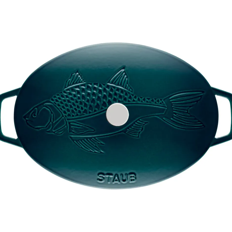 La Mer oval gryta, tre lager emalj, 32 cm