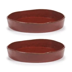 La Mère djup tallrik M Ø23 cm 2-pack, Venetian red