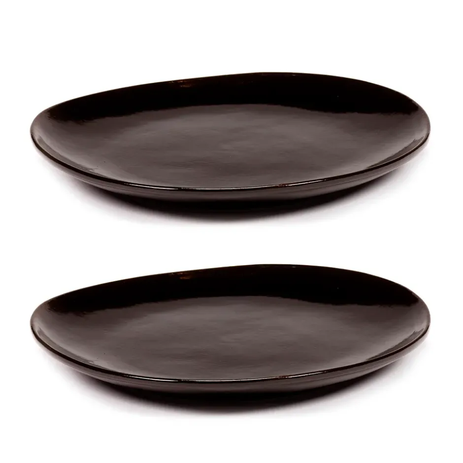 La Mère tallrik M Ø20 cm 2-pack, Dark brown
