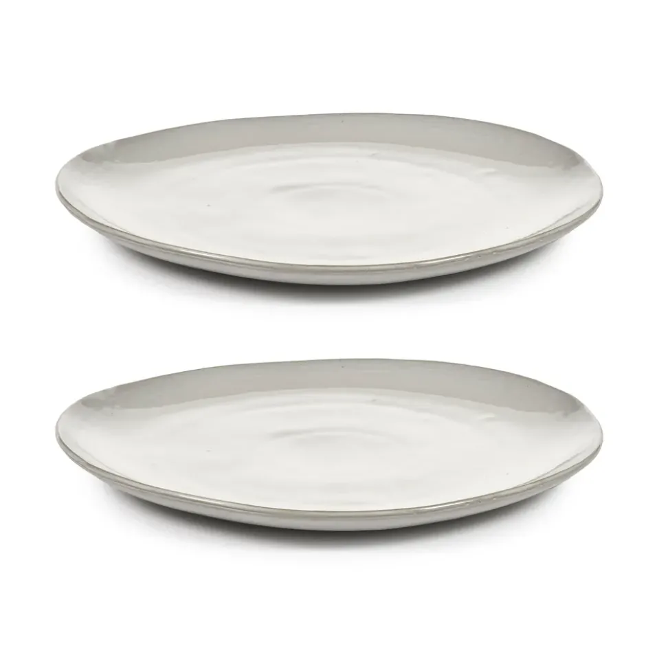 La Mère tallrik XL Ø27 cm 2-pack, Off white