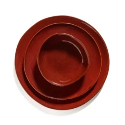 La Mère tallrik XL Ø27 cm 2-pack, Venetian red