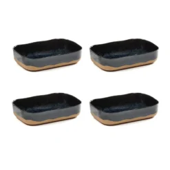 La Nouvelle Table extra djupt fat No5 L 4-pack, Dark blue