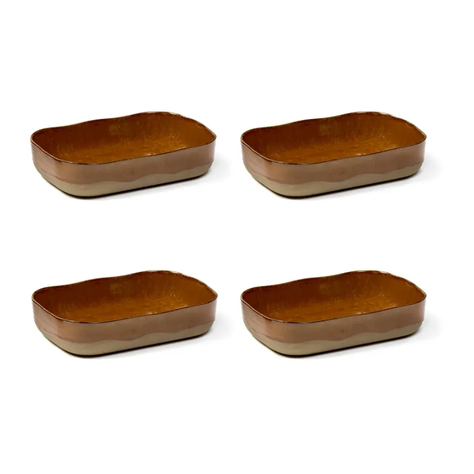 La Nouvelle Table extra djupt fat No5 L 4-pack, Brown
