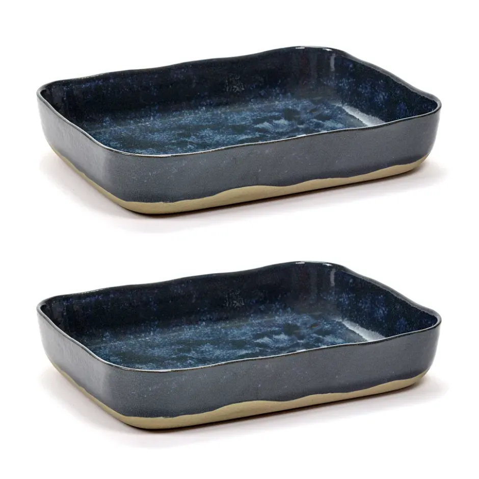 La Nouvelle Table ugnsform No10 22x30 cm 2-pack, Blue