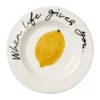 Lemon tapastallrik, Yellow, 15 cm