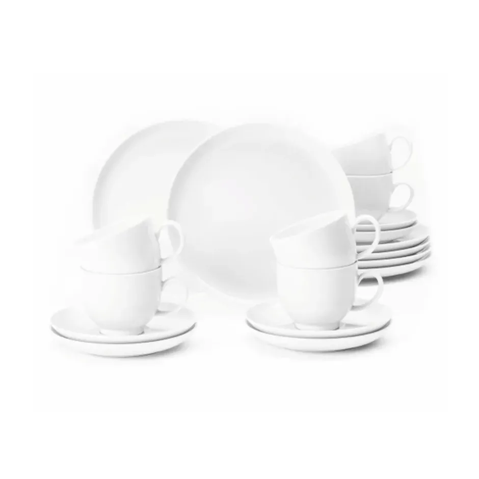 Lido kaffeservis 18 delar, Vit