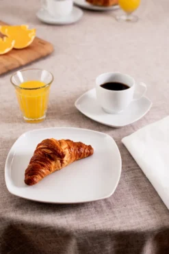 Lido kaffeservis kvadratisk 18 delar, Vit