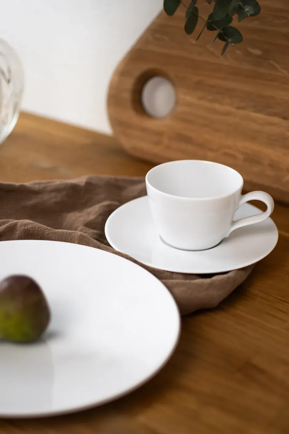 Life kaffeservis 18 delar, Vit