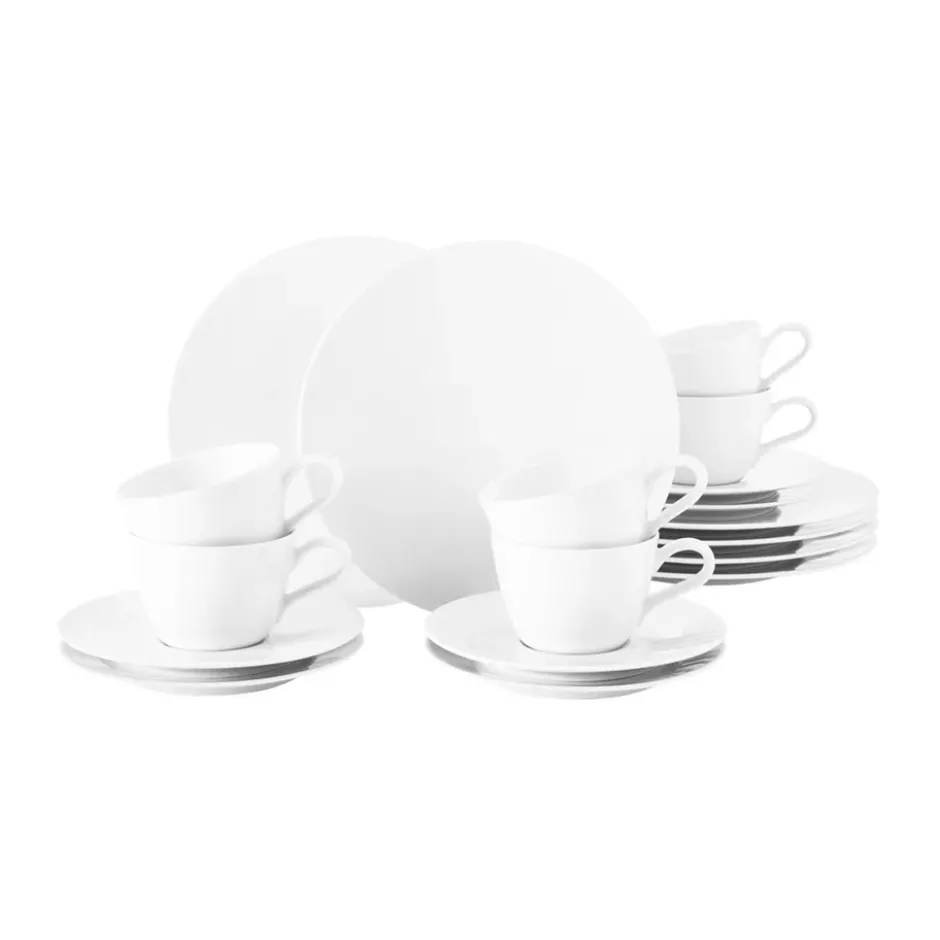 Life kaffeservis 18 delar, Vit