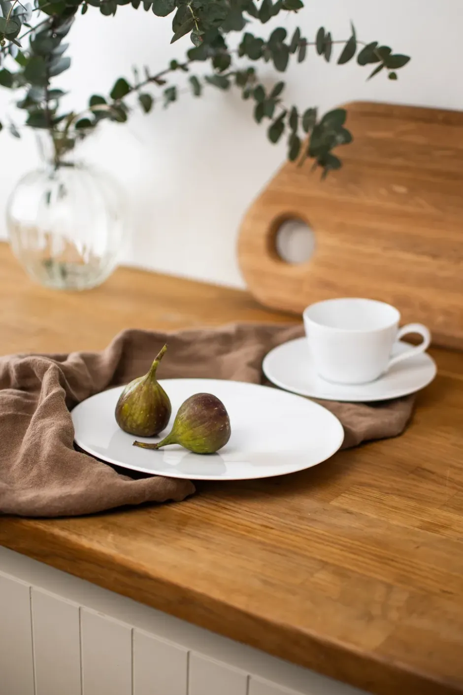 Life kaffeservis 18 delar, Vit