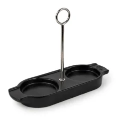 Linea kryddkvarnsställ med handtag, Satin black
