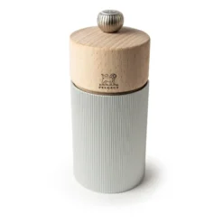 Line Natural saltkvarn 12 cm, Wood-aluminium