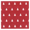 Linen trees servett 33x33 cm 20-pack, Red