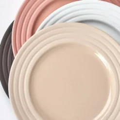 Lines assiett Ø21 cm 6-pack, Beige