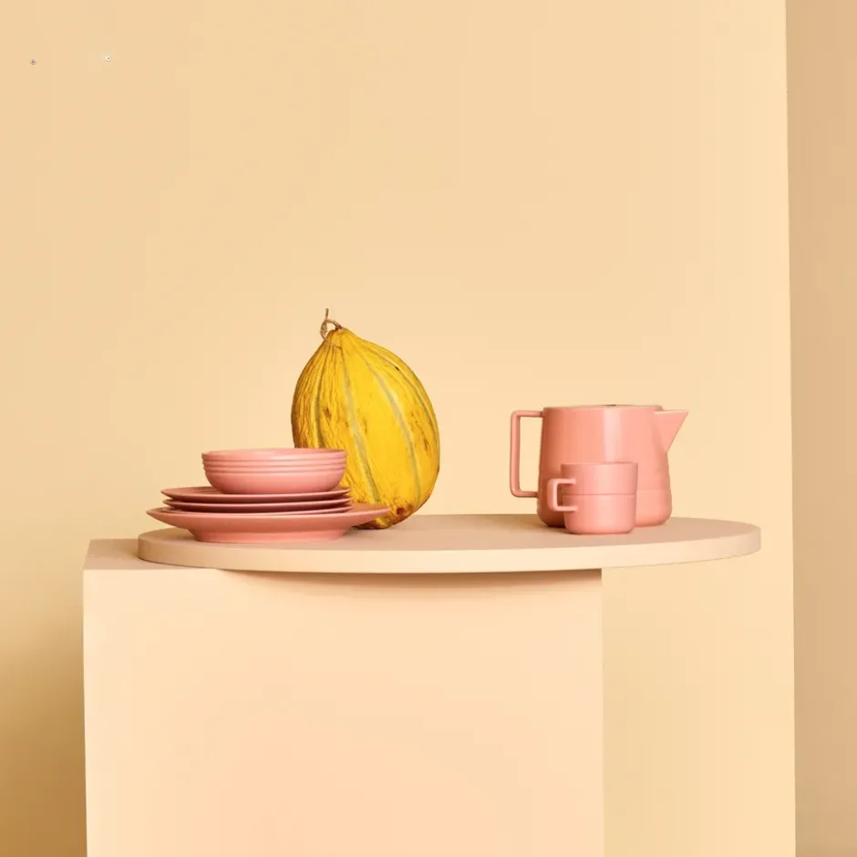 Lines assiett Ø21 cm 6-pack, Rosa