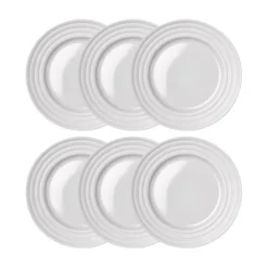 Lines assiett Ø21 cm 6-pack, Vit