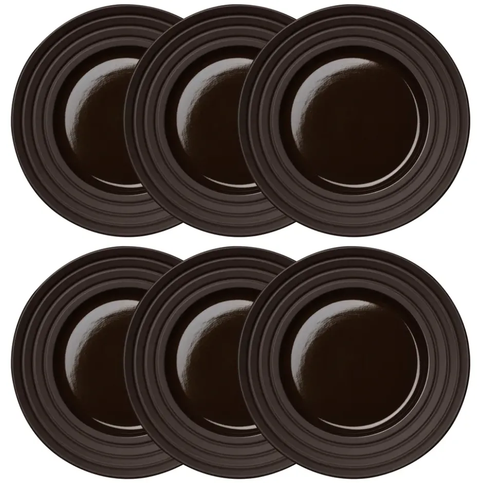 Lines tallrik Ø27 cm 6-pack, Brun
