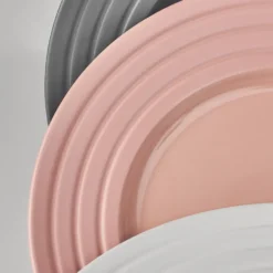 Lines tallrik Ø27 cm 6-pack, Rosa