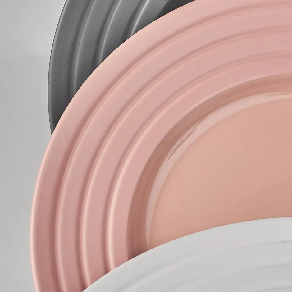 Lines tallrik Ø27 cm 6-pack, Rosa
